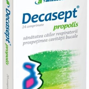 Decasept cu propolis - 24 comprimate de supt