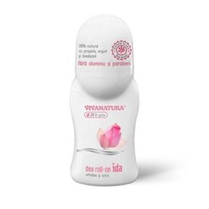 Deodorant natural roll-on IDA - Orhidee si Lotus 50ml - Vivanatura