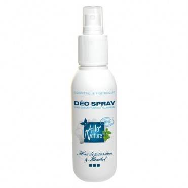 Deodorant spray cu piatra de alaun si menta