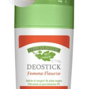 Deostick cu salvie si plop negru Femme Fleurie 50g - Manicos