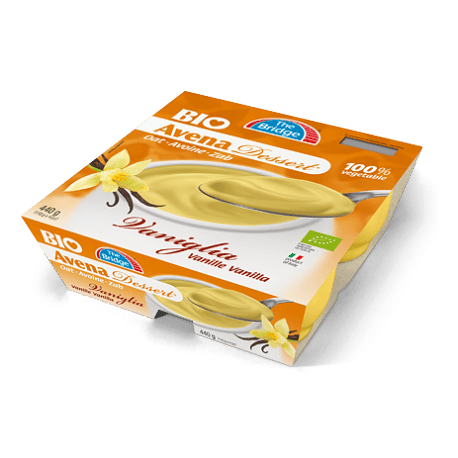 Desert vegan din ovaz cu vanilie 440g BIO - The Bridge