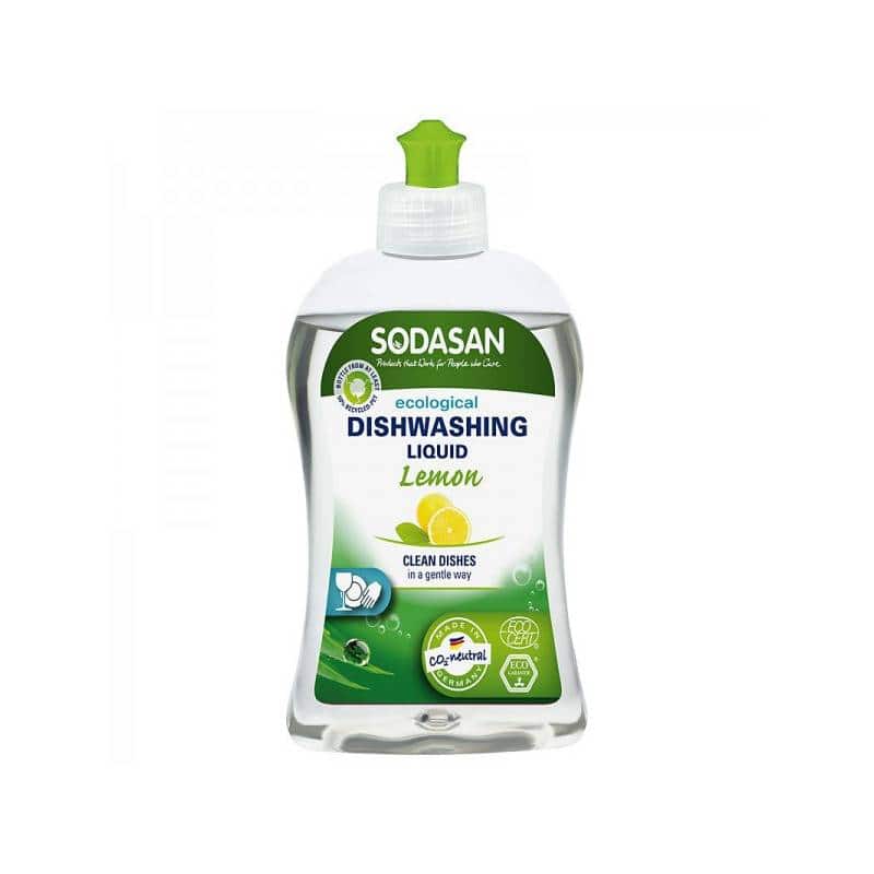 Detergent vase bio lichid lamaie 500ml Sodasan