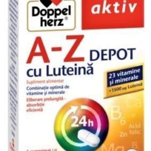 Doppelherz Aktiv A-Z Depot cu luteina - 60 comprimate filmate