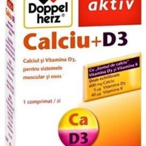 Doppelherz Aktiv Calciu+D3 - 30 comprimate