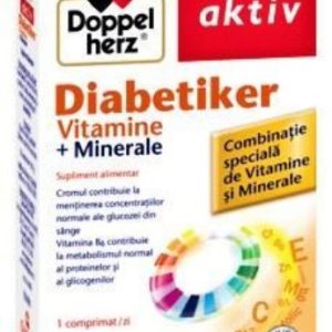 Doppelherz Aktiv Diabetiker vitamine si minerale - 30 comprimate