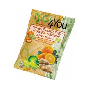 Dropsuri din ghimbir-lime si ghimbir-portocale - eco-bio 75g - Bio4you