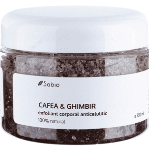 Exfoliant anticelulitic – Cafea si Ghimbir – 350ml - Sabio