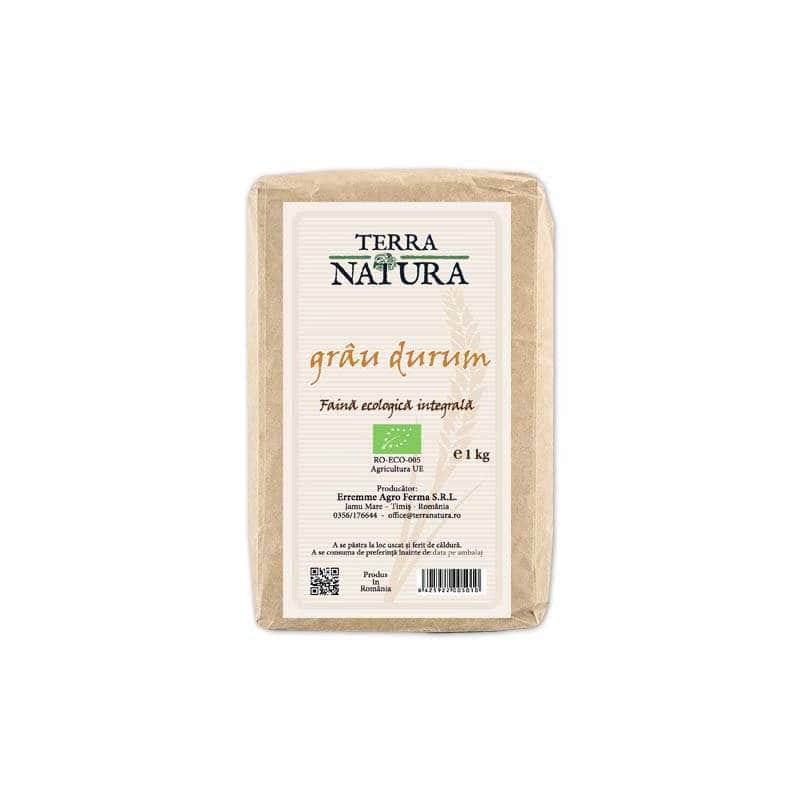 Faina Integrala De Grau Dur Eco-bio 1kg - TERRA NATURA