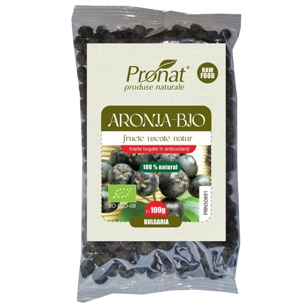 Fructe de Aronia 100g ECO-BIO - Pronat