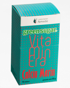 GREEN SUGAR VITAMINERA CALCIU MARIN 10 STICKURI