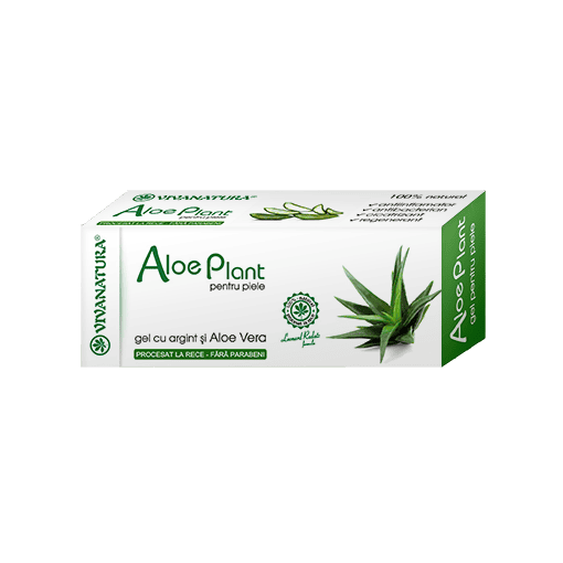 Gel cu aloe vera si argint coliodal 20ml - Viva Natura