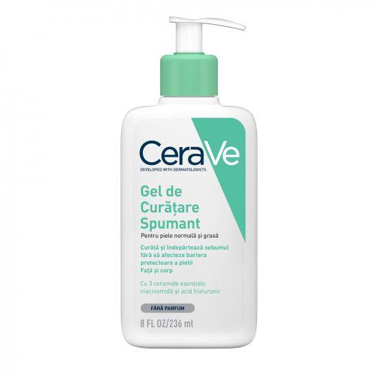 Gel de curatare spumant pentru piele normal