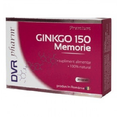 Gingko 150mg memorie 20cps -DVR Pharm