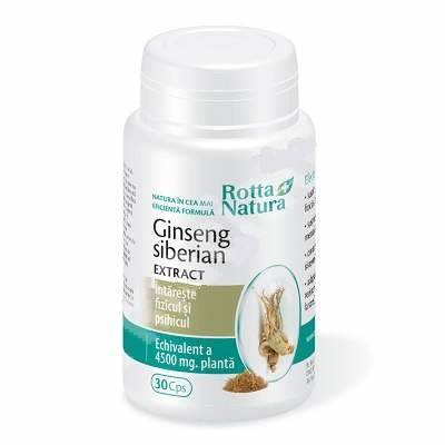 Ginseng siberian 300mg extract - 30cps – Rotta Natura