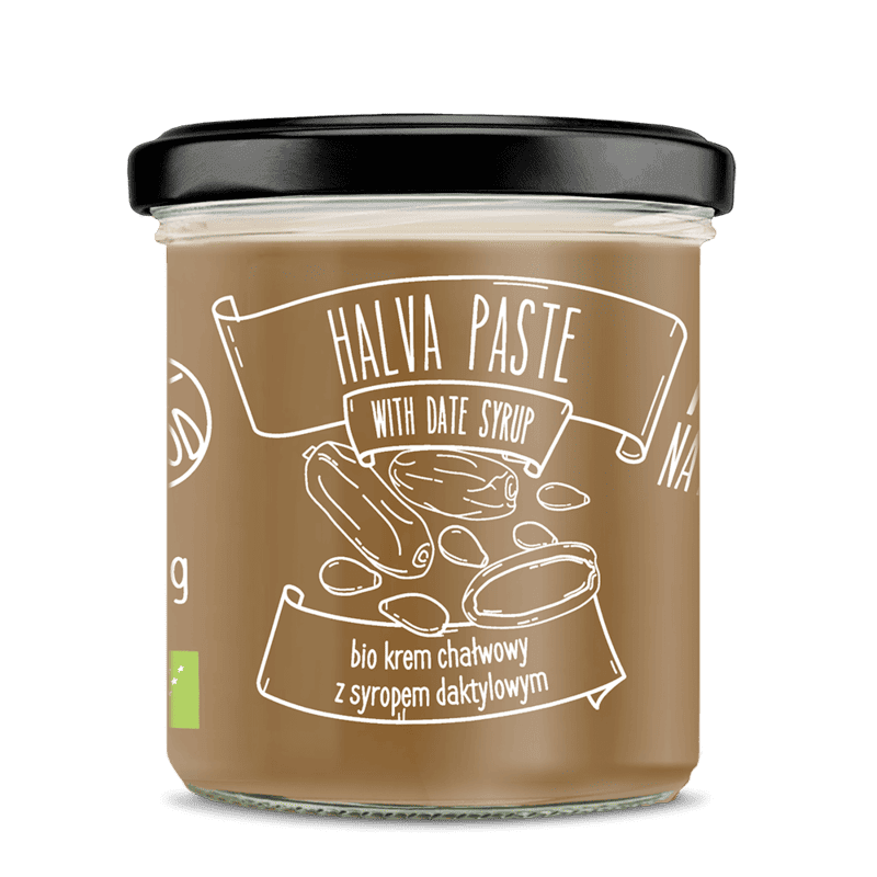 Halva crema cu susan si sirop de curmale