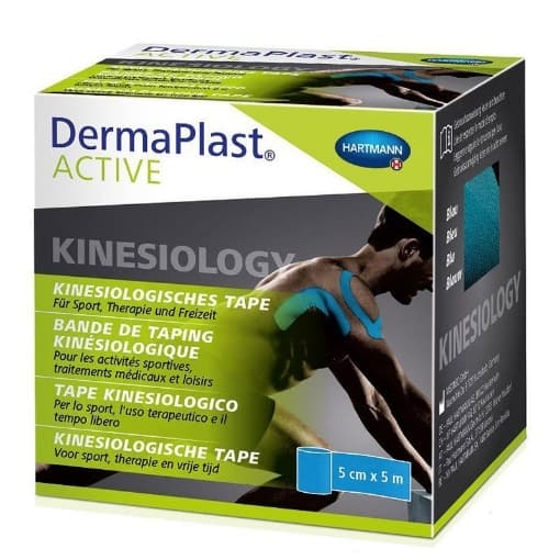Hartmann DermaPlast Active Kinesiology-banda kinesiologica albastra 5cm/5m - 1 rola