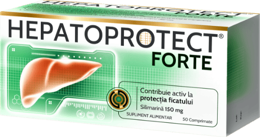 Hepatoprotect Forte - 50 Comprimate Biofarm