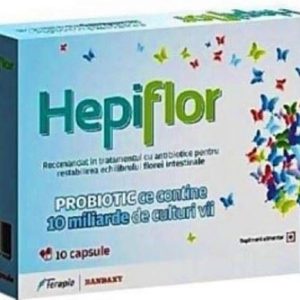Hepiflor pentru adulti - 10 capsule Terapia