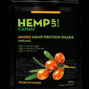 Imuno Bio Shake Proteic din seminte canepa si catina 300g Canah