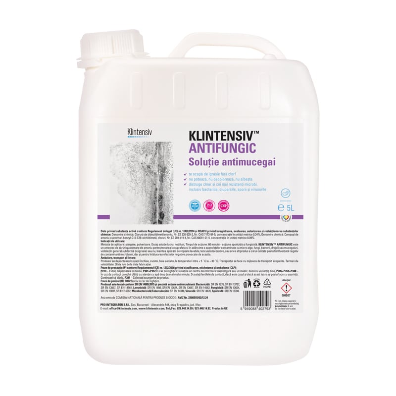 KLINTENSIV® ANTIFUNGIC - Solutie antimucegai