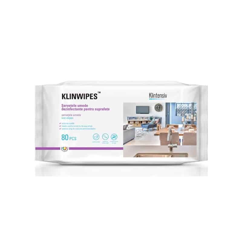 KLINWIPES® - Servetele umede dezinfectante pentru suprafete