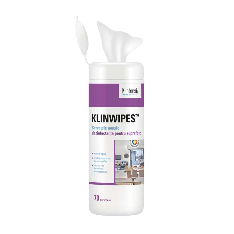 KLINWIPES® - Servetele umede dezinfectante pentru suprafete
