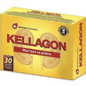 Kellagon - pt pietre la rinichi - 30cps - Sprint Pharma