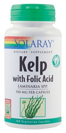 Kelp 550mg 100tb - Solaray - Secom
