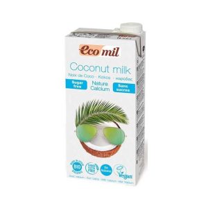 Lapte vegetal de cocos natur cu calciu - eco-bio 1l - Ecomil