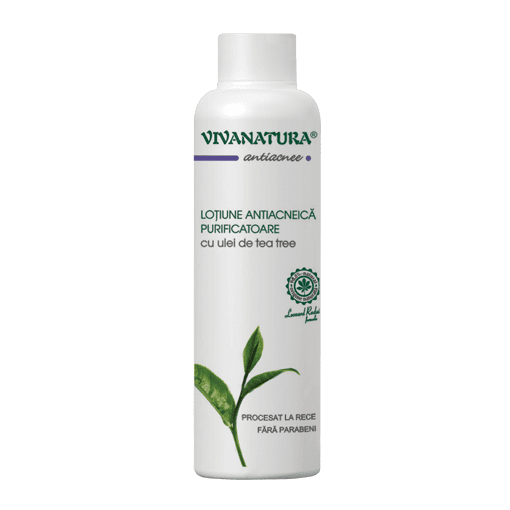 Lotiune antiacneica purificatoare cu ulei de tea tree 150ml - Vivanatura