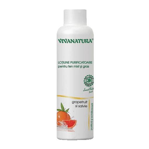 Lotiune purificatoare pt ten mixt si gras 150ml - Vivanatura