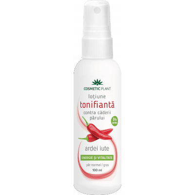 Lotiune tonifianta contra caderii parului cu ardei iute 100ml - Cosmetic plant