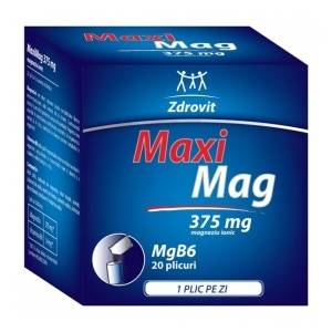 MAXIMAG MAGNEZIU + B6 375mg 20pl