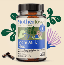 MORE MILK PLUS capsule pentru stimularea lactatiei - MOTHERLOVE 120 capsule
