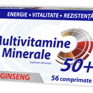 MULTIVITAMINE + MINERALE + GINSENG 50+ 56cpr