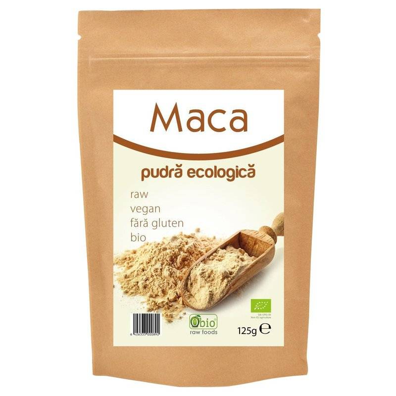 Maca pulbere raw eco-bio 125g - OBio