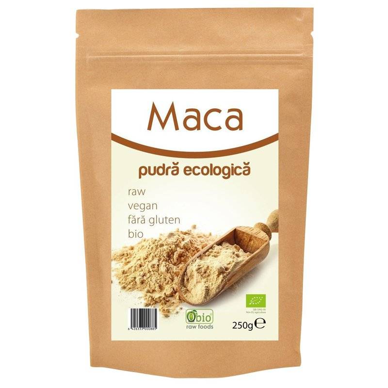 Maca pulbere raw eco-bio 250g - OBio