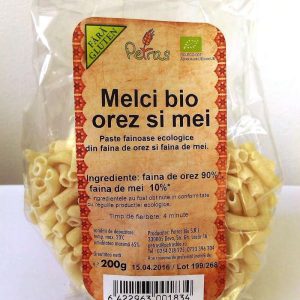 Melci din orez si mei ECO-BIO fara gluten 200g - Petras