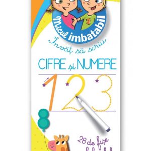 Micul Imbatabil - invat sa scriu - Cifre si numere - carte - DPH