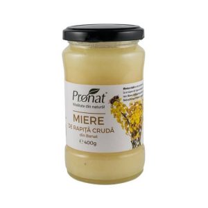 Miere de rapita cruda 400g- Pronat