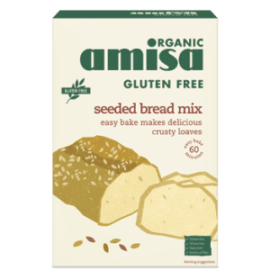 Mix pentru paine fara gluten cu seminte eco-bio 500g - Amisa