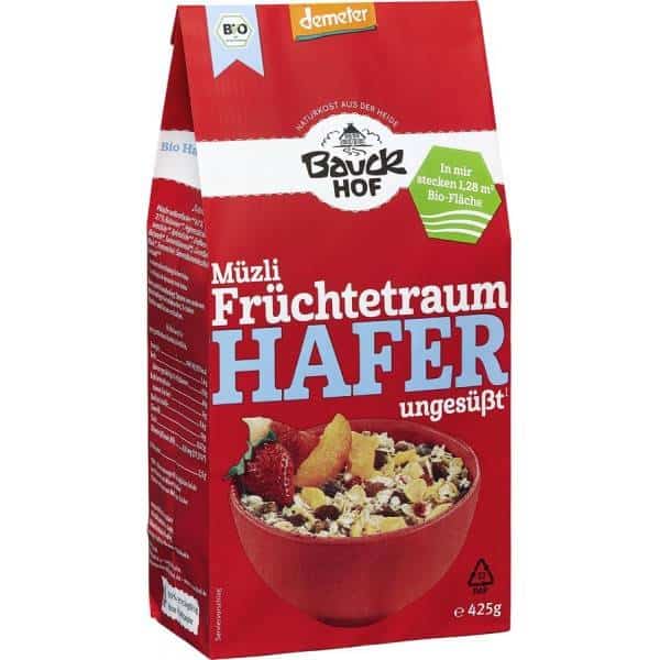 Musli cu ovaz si fructe neindulcite