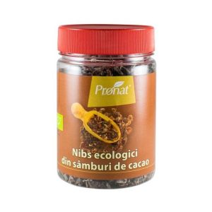 Nibs din samburi de cacao - eco-bio 130g - Pet - Pronat