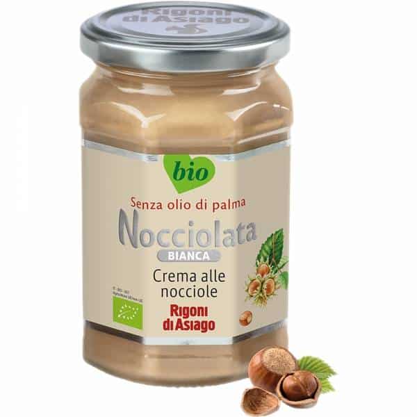 Nocciolata crema alba de alune de padure