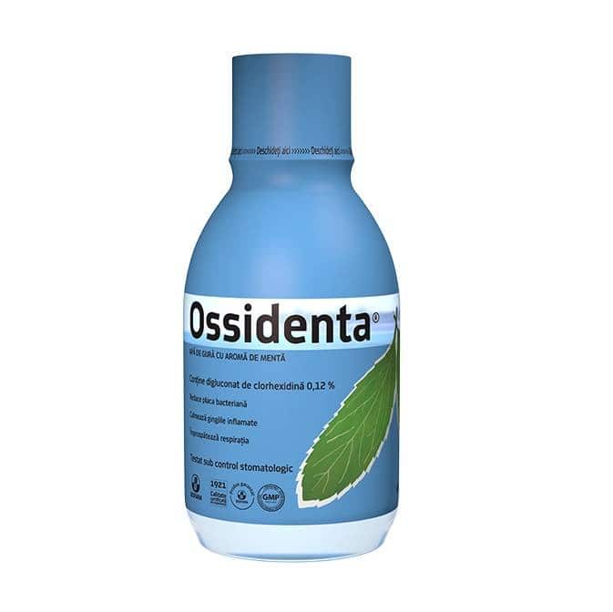 Ossidenta apa de gura cu aroma de menta