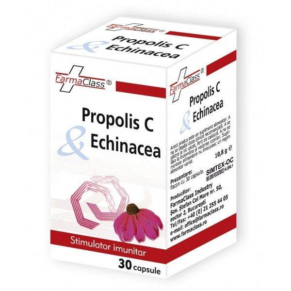 PROPOLIS VITAMINA C SI ECHINACEEA 30cps