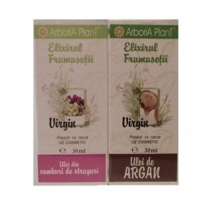 Pachet Ulei de argan 30ml + Ulei de struguri 30ml - Arboria Plant