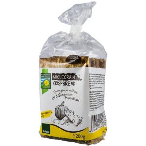 Paine crocanta din cereale integrale cu branzeturi si seminte de dovleac - eco-bio 200g - Bohlsener Muhle