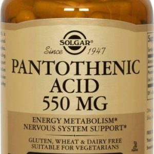 Pantothenic Acid 550mg 100cps - SOLGAR