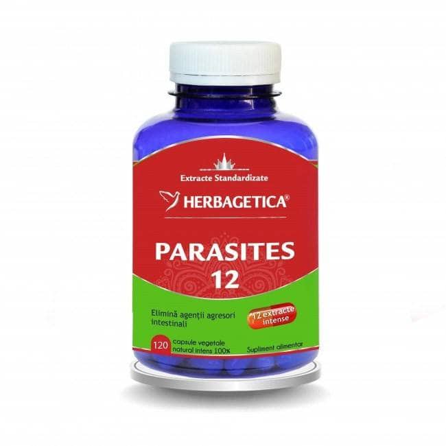 Parasites 12 Detox Forte 120cps - Herbagetica